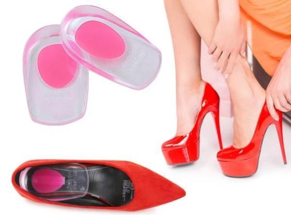 Nessiworld Topuk Silikonu Şeffaf Pembe Bayan - Image 1