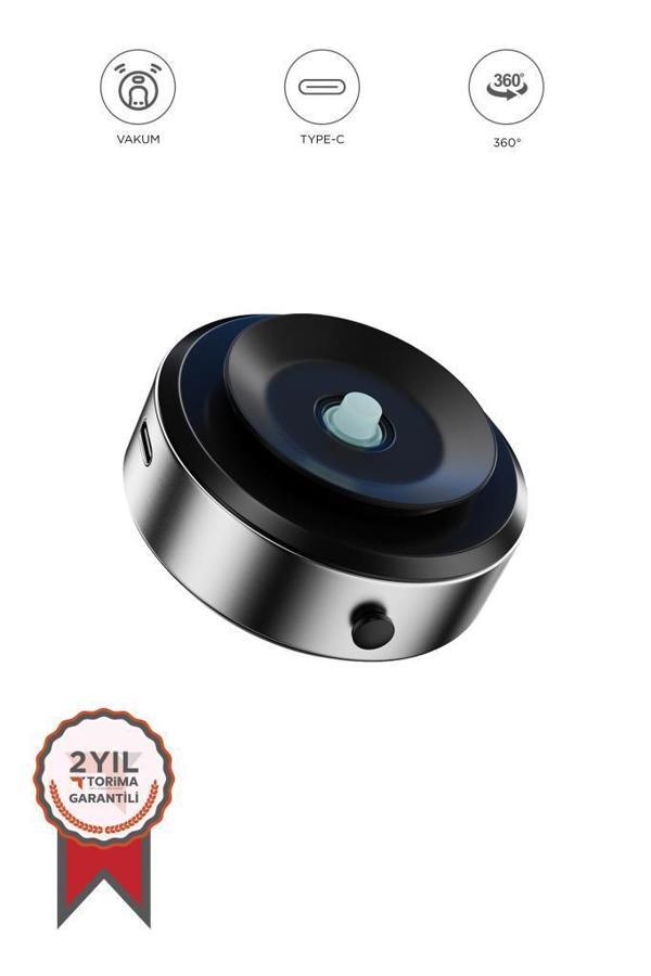 Torima X8Q Gümüş Çift Taraflı Manyetik Adsorpsiyon Vakumlu Kompakt Telefonu Tutucu - Image 1
