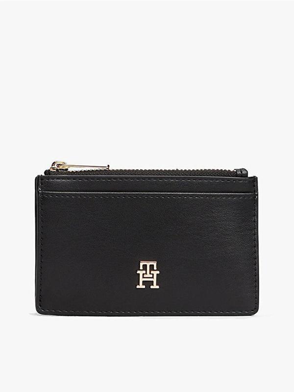 Tommy Hilfiger TH Icon Uzun Kredi Kadın Siyah Kartlık AW0AW17735BDS - Image 1
