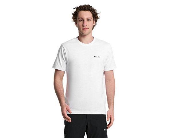 Columbia Cs0405 Csc M Gem Label Ss Tee Erkek Günlük Tişört 9110801100 Beyaz - Image 1
