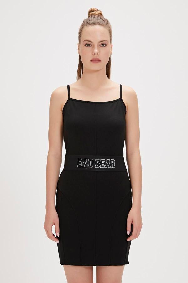 Perla Dress Siyah Kadın Elbise - Image 1