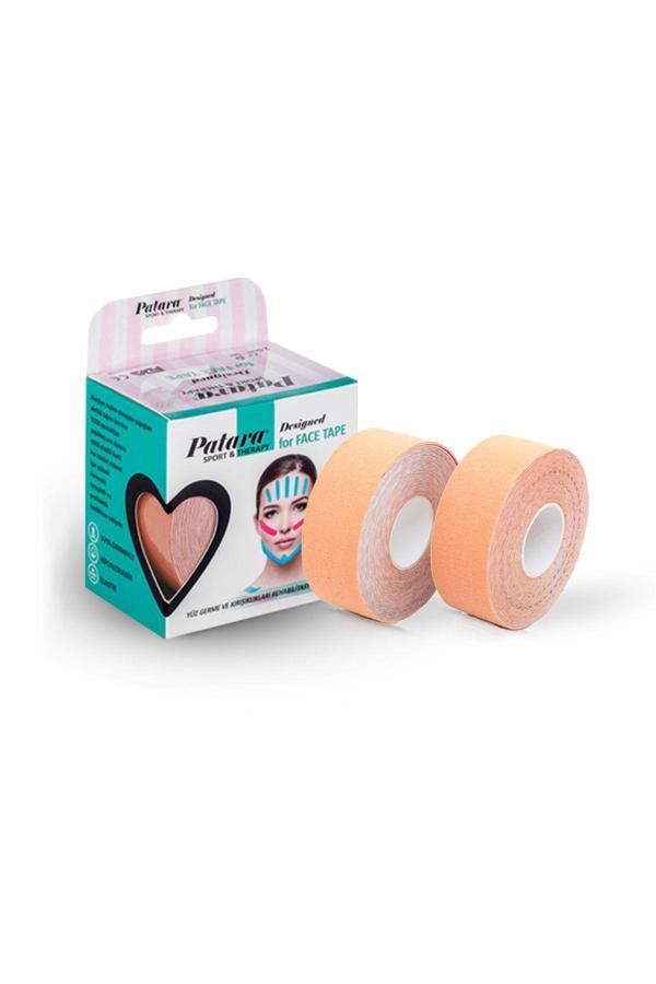 Well Ten Rengi Yüz Yoga Bandı 2 Adet 2,5cmx5mt Sporcu Ağrı Kinezyo Bandı - Image 1