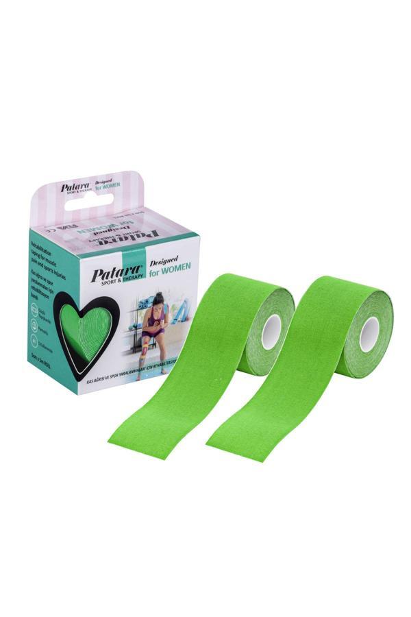 Sport Tape | Kinezyo Ağrı Bandı | Yeşil Renk | 5cm x 5m | 2 Kutu - Image 1