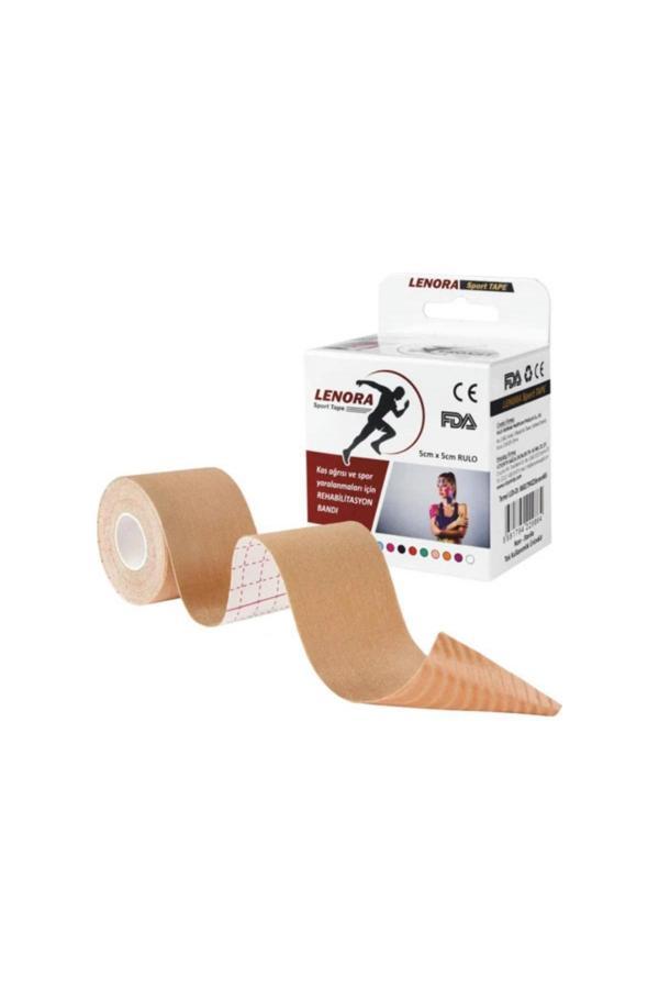 Kinesiology Ağrı Bandı Ten Rengi 5x5 Sporttape (Sporcu Bandı) - Image 1