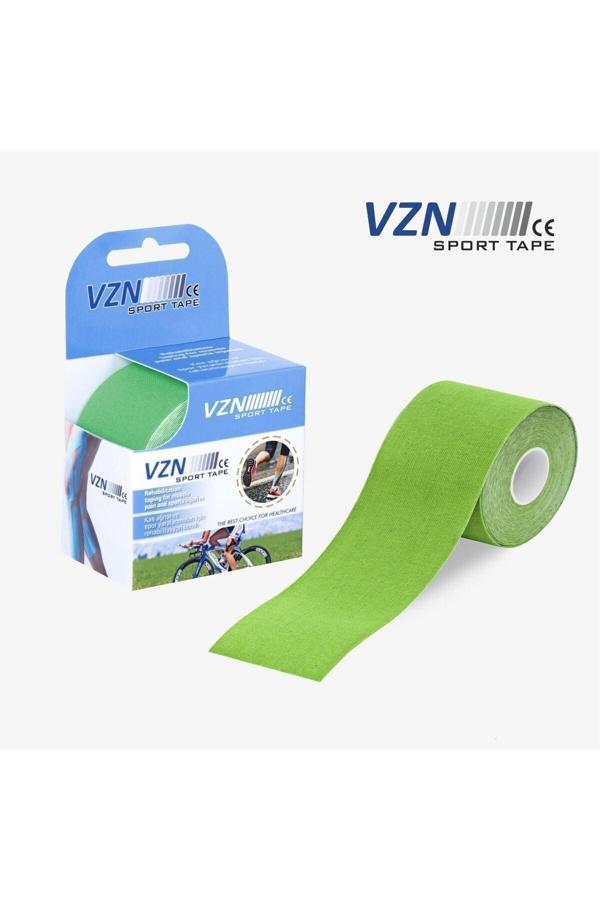 Sport Tape Yeşil Renk Kinezyo Sporcu Bandı Ağrı Bandı 5 Metre X 5 Cm - Image 1