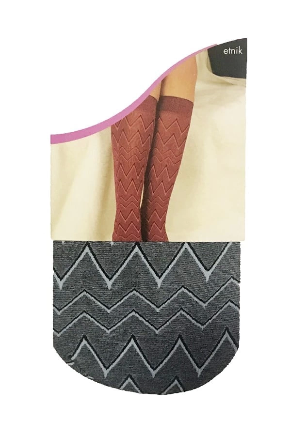 Etnik Kadın Pantolon Çorabı - Image 1