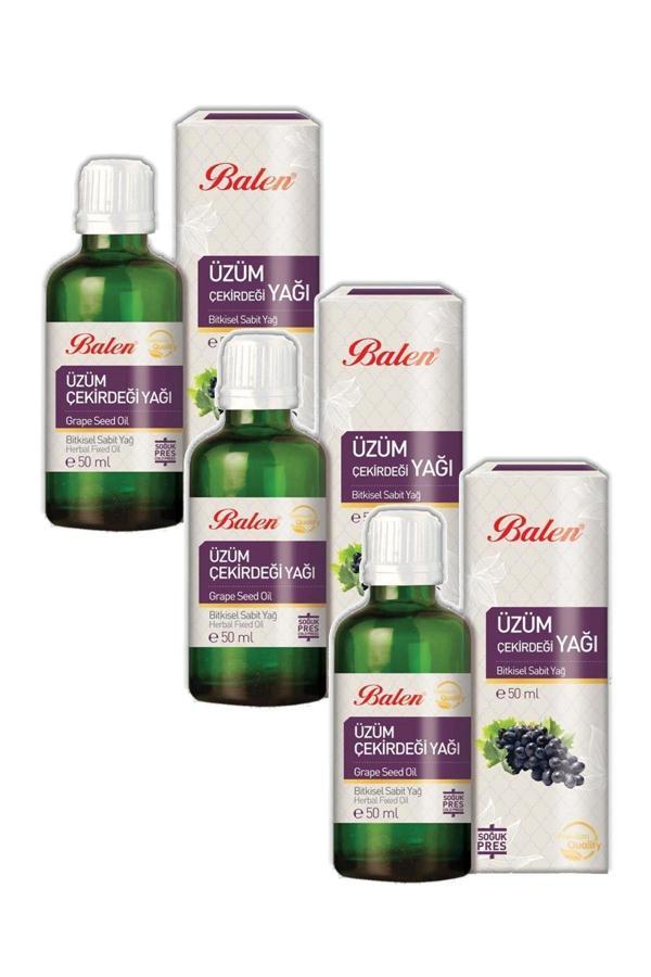 Balen Üzüm Çekirdeği Yağı Soğuk Pres 50 Ml 3 Adet - Image 1