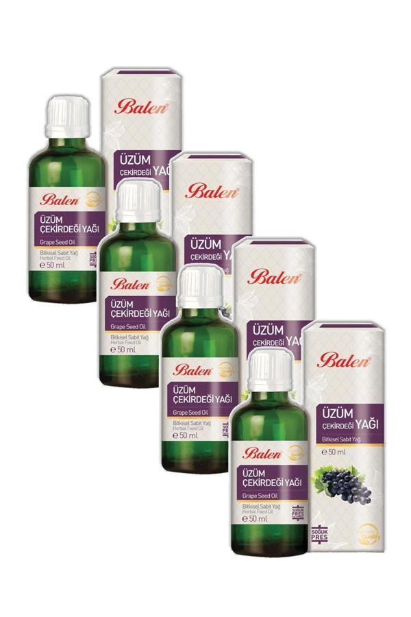 Balen Üzüm Çekirdeği Yağı Soğuk Pres 50 Ml 4 Adet - Image 1