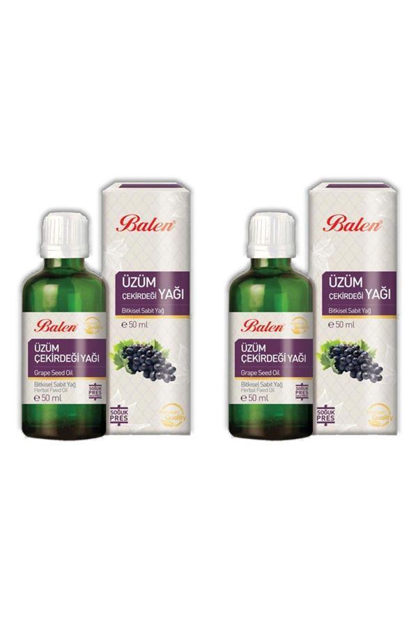 Balen Üzüm Çekirdeği Yağı Soğuk Pres 50 Ml 2 Adet - Image 1