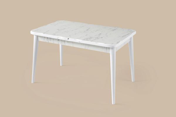 Yakamoz MDF HighGloss Mutfak Masası 80x130 - Image 1