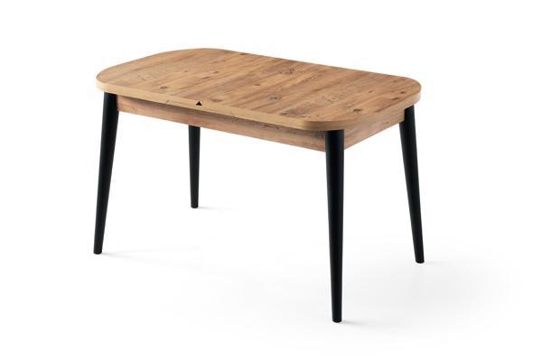 Venüs Açılır MDF Oval Mutfak Masası 80x130  - Image 1