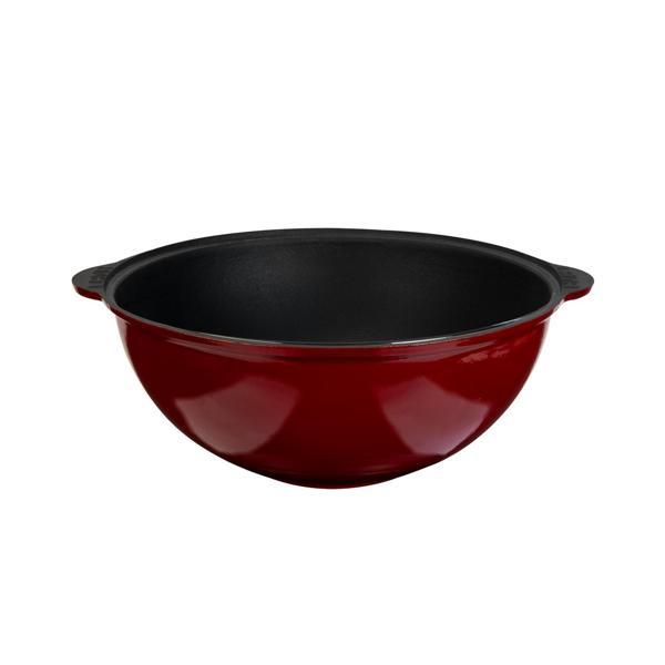 Yuvarlak Kazan / Tencere. Döküm Demir Yekpare Kulplu Çap(Ø)28cm. - Image 1