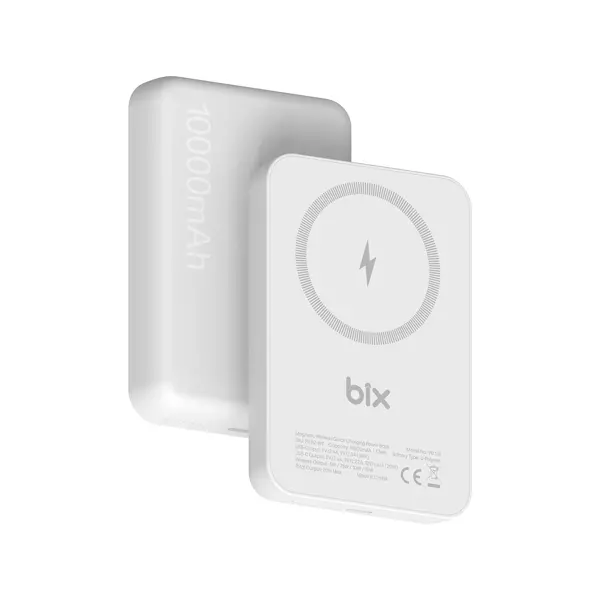 PB112 15W Manyetik Kablosuz Şarj ve 20W USB-C Hızlı Şarj Destekli 10.000mAh Mini Powerbank - Image 1