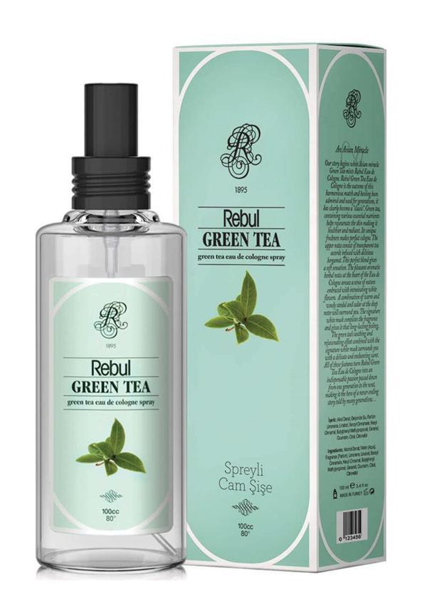 Rebul Green Tea 125 ml Spreyli Kolonya - Image 1