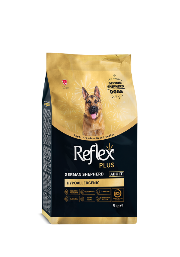 REFLEX PLUS GERMAN SHEPHERD YETİŞKİN KÖPEK MAMASI 8 KG  - Image 1