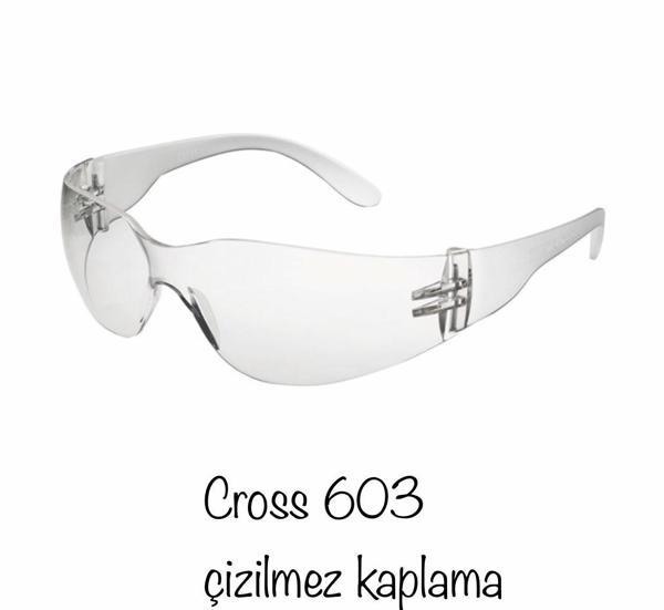 Viola Valente Cross 603 Çizilmez Kaplama Şeffaf Gözlük - Image 1