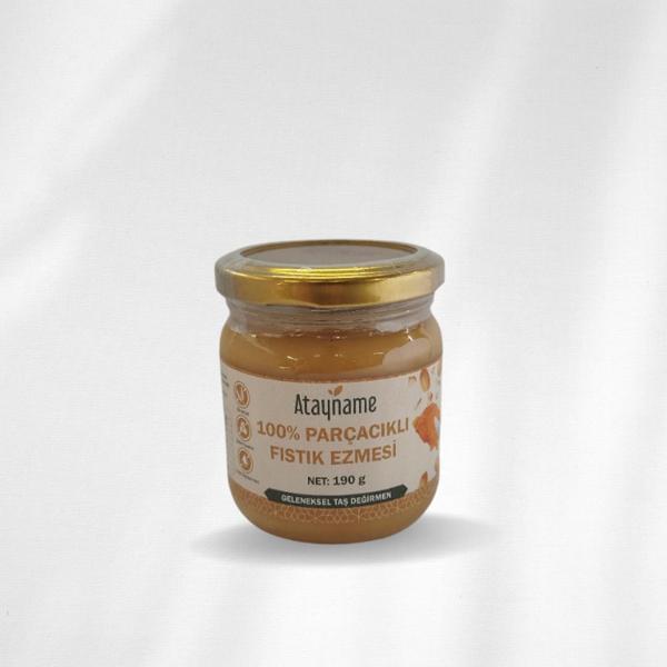 Atayname 100% Parçacıklı Fıstık Ezmesi 190 G - Image 1