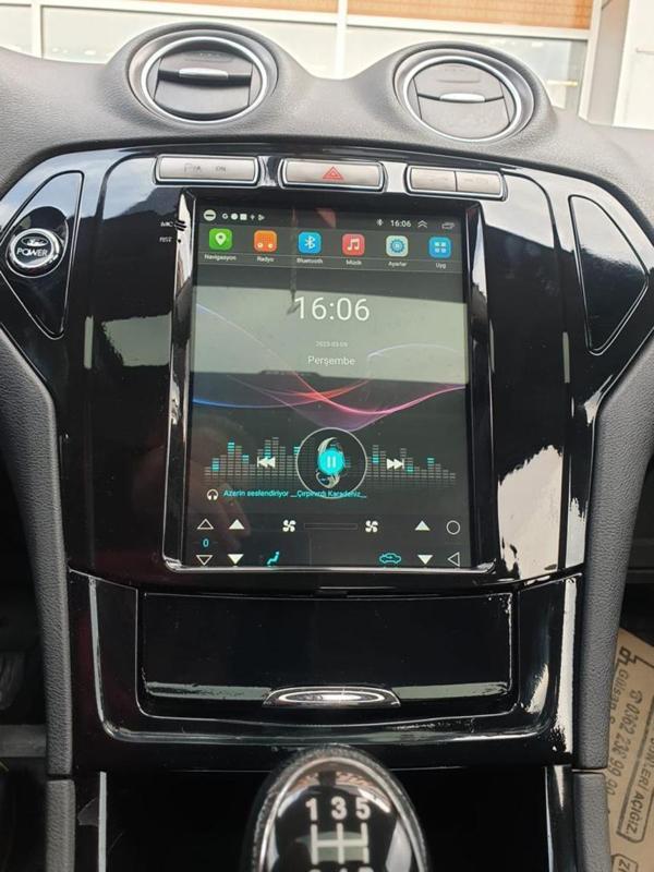 FOR-X FORD MONDEO TESLA(2007-2010)-9.7''ANDROİD GERÇEK 4+64 GB / 4 ÇEKİRDEK 1.6Ghz / WIFI 5.0Ghz / BT 5.4-KABLOSUZ CARPLAY-HD GERİ GÖRÜŞ KAMERA HEDİYE - Image 1