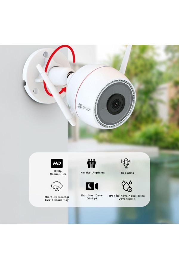 C3tn Color 1080p Wi-fi Akıllı Güvenlik Kamerası – Fynix Teknoloji - Image 1