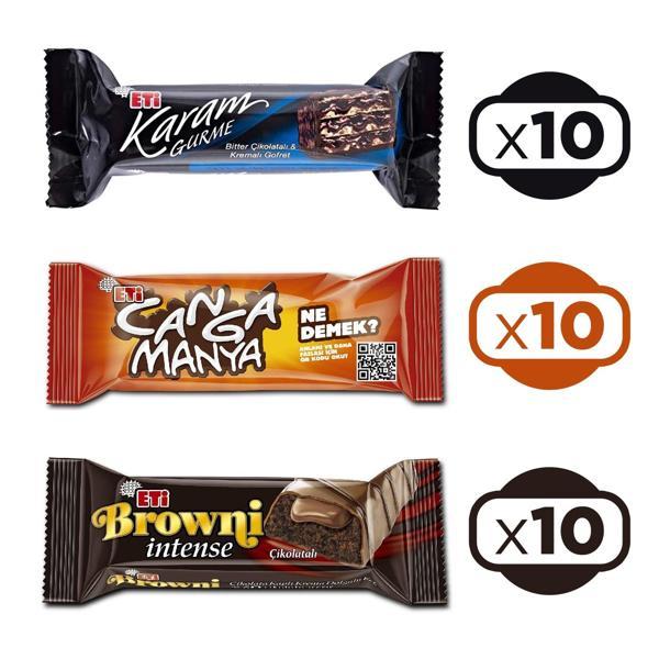 Eti Lezzet Paketi - Canga-Karam-Browni Intense 30 lu Karma Paket - Image 1