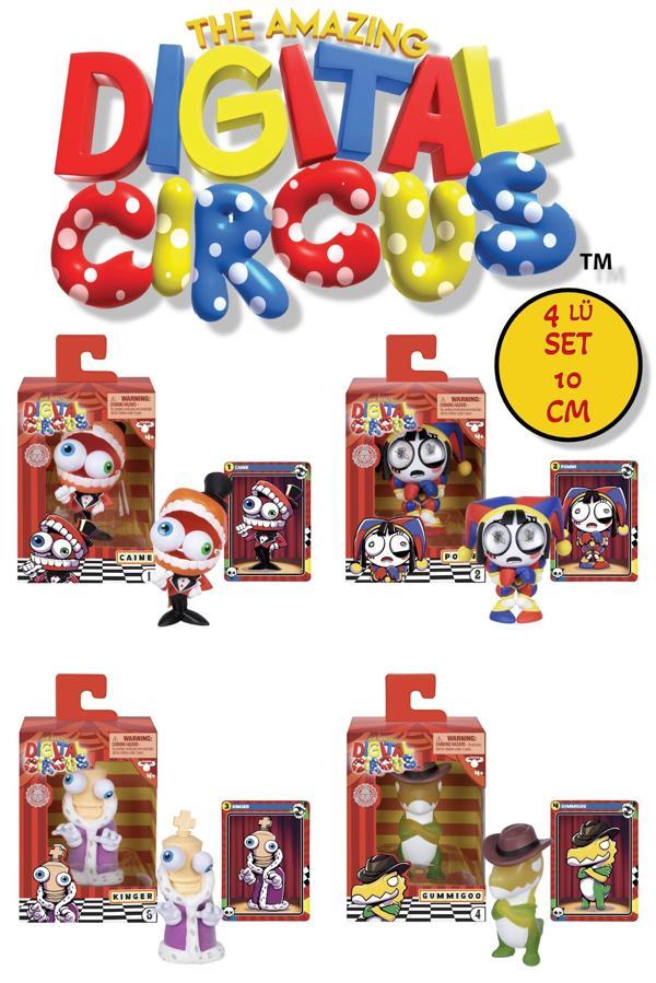 Amazing Digital Circus 4’lü Premier Koleksiyon Seti Vinyl Figür + Koleksiyon Kartları - Image 1