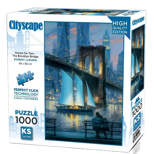 KS Games Dream For Two Puzzle 1000 Parça 20754 Kız Erkek Çocuk Oyuncak Eğitici Oyuncaklar - Image 1