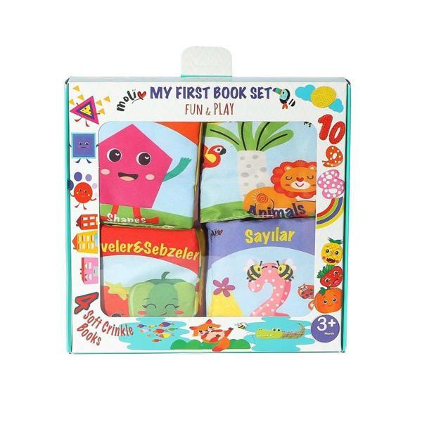MOL-119 İlk Kitaplarım Kız Erkek Çocuk Oyuncak Eğitici Oyuncaklar - Image 1
