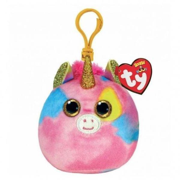Ty Squishy Beanies Peluş Unicorn Anahtarlık Fantasia Kız Erkek Çocuk Oyuncak Eğitici Oyuncaklar - Image 1