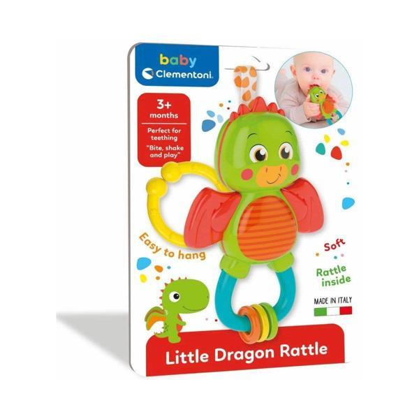 17779 Baby Clementoni - Sevimli Dinozor Çıngırak Kız Erkek Çocuk Oyuncak Eğitici Oyuncaklar - Image 1