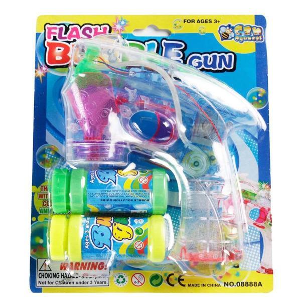 Pilli-Işıklı Köpük Tabancası - 08888AC Kız Erkek Çocuk Oyuncak Eğitici Oyuncaklar - Image 1