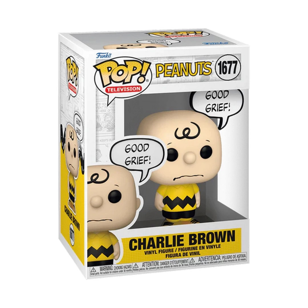 Funko POP Animation: Peanuts - Charlie Brown (Good Grief) Kız Erkek Çocuk Oyuncak Eğitici Oyuncaklar - Image 1