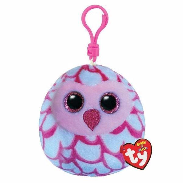 Ty Squishy Beanies Peluş Baykuş Anahtarlık Pinky Kız Erkek Çocuk Oyuncak Eğitici Oyuncaklar - Image 1
