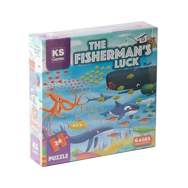 PRS 32708 The Fisherman Sluck Pre School Puzzle -KS Puzzle Kız Erkek Çocuk Oyuncak Eğitici Oyuncakla - Image 1