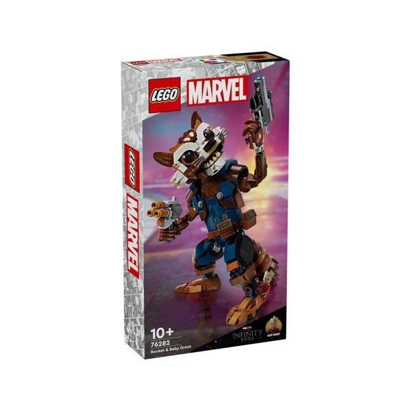 76282 ﻿LEGO® Marvel Rocket ve Bebek Groot 566 parça +10 yaş Kız Erkek Çocuk Oyuncak Eğitici Oyuncakl - Image 1