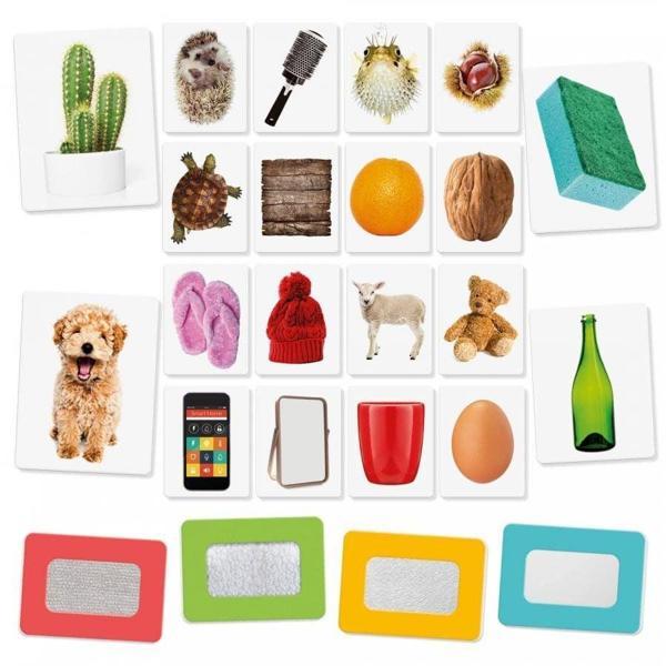 Headu Flashcards Tactile Montessori MU23738 Kız Erkek Çocuk Oyuncak Eğitici Oyuncaklar - Image 1