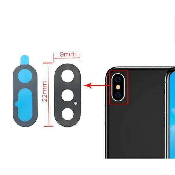 iPhone X Uyumlu Kamera Lensi Kamera Camı - Image 1