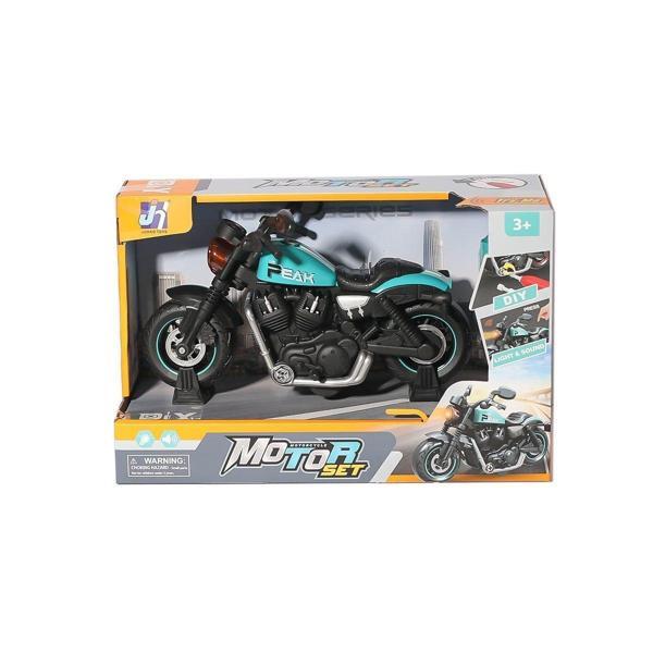 8080A-10 12 Müzikli ve Işıklı Motorsiklet Kız Erkek Çocuk Oyuncak Eğitici Oyuncaklar - Image 1