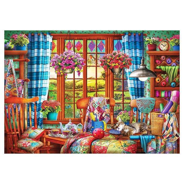 KS Stitching Room 1000 Parça Puzzle Kız Erkek Çocuk Oyuncak Eğitici Oyuncaklar - Image 1