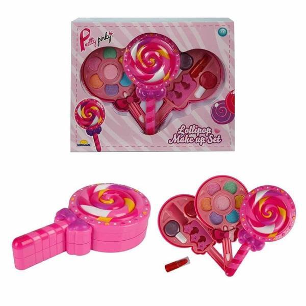 Lolipop Şekilli 2 Katlı Makyaj Güzellik Seti Kız Erkek Çocuk Oyuncak Eğitici Oyuncaklar - Image 1