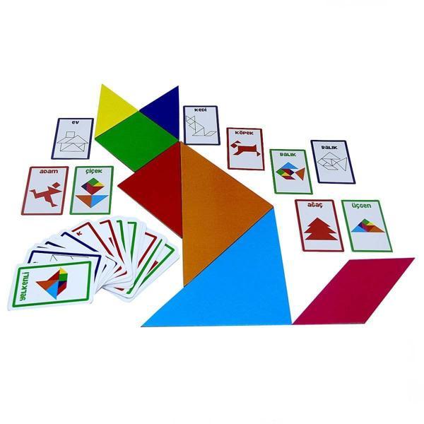 Giant Tangram Kız Erkek Çocuk Oyuncak Eğitici Oyuncaklar - Image 1