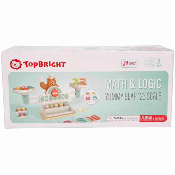 Woody Ahşap Manyetik Terazi Alışveriş Oyunu 34 Parça Kız Erkek Çocuk Oyuncak Eğitici Oyuncaklar - Image 1