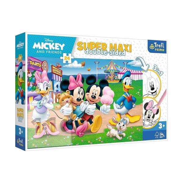 PUZZLE-41005 Super Maxi Disney 24 Parça Çocuk Puzzle Kız Erkek Çocuk Oyuncak Eğitici Oyuncaklar - Image 1