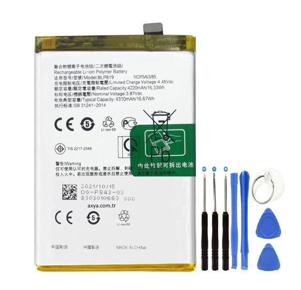 Oppo Reno 5 4G/Reno5Z/Reno 5 4G Pil Batarya BLP819 - Image 1