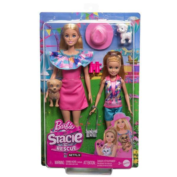 HRM09 Barbie ve Stacie Kız Kardeşler İkili Set - Barbie & Stacie To The Rescue Kız Erkek Çocuk Oyunc - Image 1