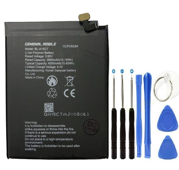 General Mobile GM20 Pil Batarya BL-A15CT+Tamir Set 4000 mAh - Image 1