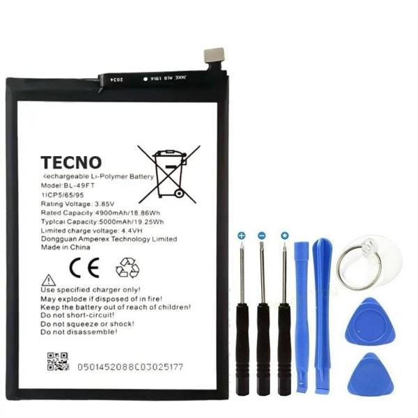 Tecno Comon 15 Pil Batarya BL-49FT 5000 mAh+Tamir Set - Image 1