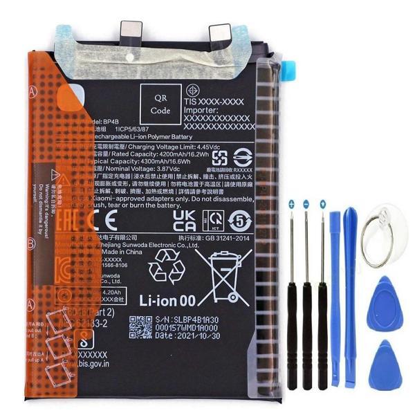 Xioami Mi 12 Lite Pil Batarya BP4B+Tamir Seti 4300 mAh - Image 1