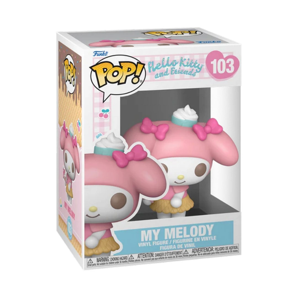 Funko POP Sanrio: Hello Kitty - My Melody (Ice Cream) Kız Erkek Çocuk Oyuncak Eğitici Oyuncaklar - Image 1