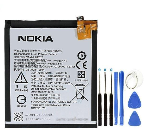 Nokia 8 Pil Batarya + Tamir Seti He328 3030Mah - Image 1