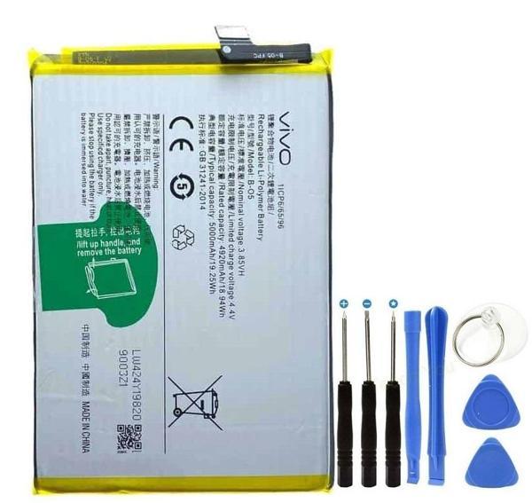 Vivo Y20i V2027 V2032 Pil Batarya B-05+Tamir Set 5000 mAh - Image 1